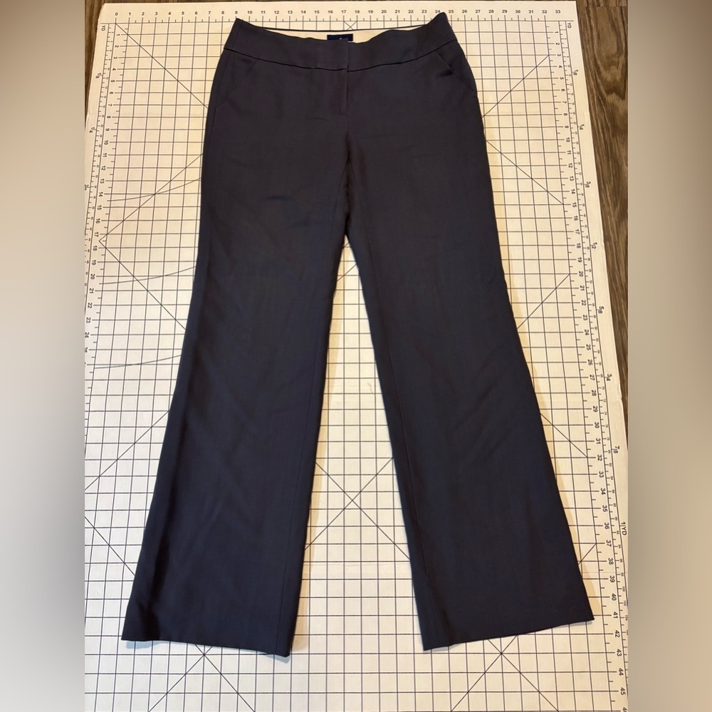 J. Crew Women’s Size 6 Grey Wool Favorite Fit Trouser Pants